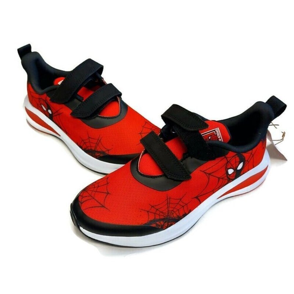 Adidas X Marvel Spider-Man Fortarun Shoes GZ0656 Youth Size 4.5 Womens Size 6 - Picture 5 of 9